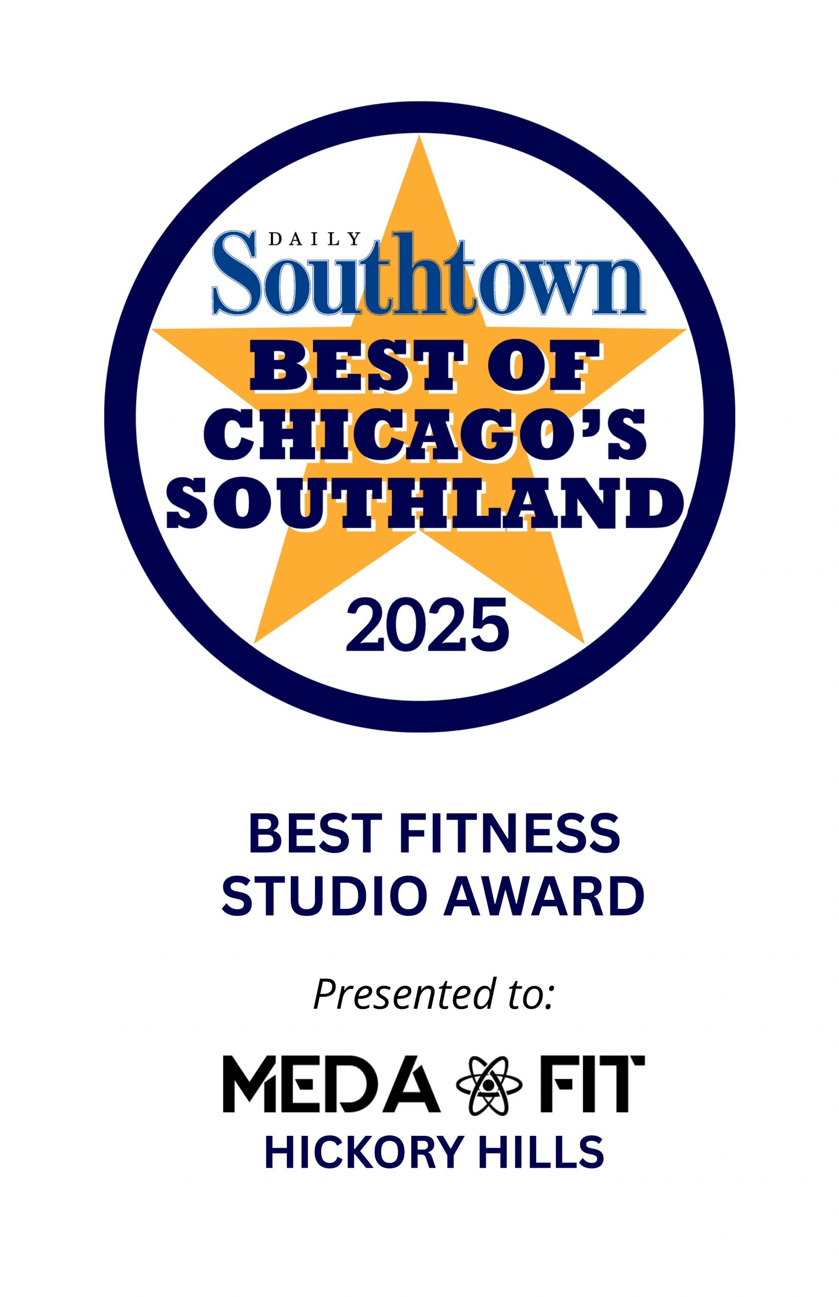 Best of Chicago's Southland 2025 — Best Fitness Studio — Meda-Fit